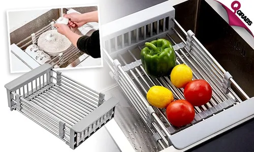 Retractable Draining Basket!